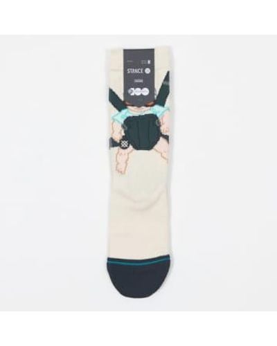 Stance X The Hangover Carlos Socks In Off - Bianco