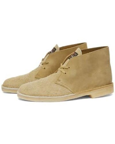 Clarks X Thisisneverthat Desert Boot Maple Combi Suede - Neutro