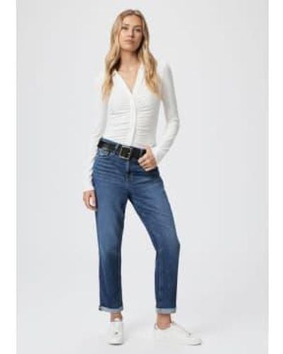 PAIGE Jeans Brigitte gran altura - Azul