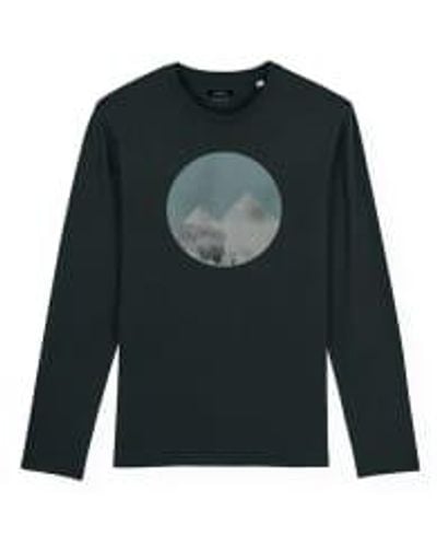 Paala Mountains Long Sleeves T-shirt M - Black