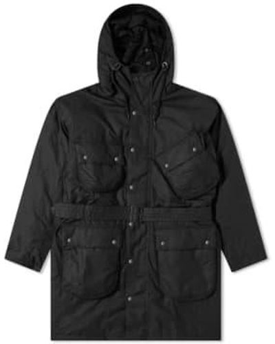 Barbour X garments ingeniería brookdale chaqueta cera negra - Negro