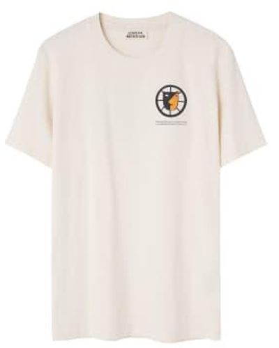 Loreak Ecru Astro Barraca T-shirt S - White