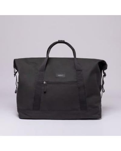 Sandqvist Strure Weekend Bag With Webbing One Size - Black