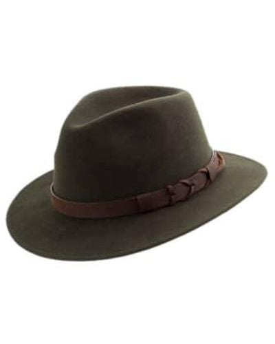 Faustmann Outleaf Traveler Hat -olive / Brown Set 56 - Black