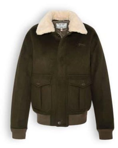 Schott Nyc Airguard Pilot Jacket Khaki - Verde