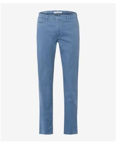 Brax Pantalones chino lgados azules polvorientos