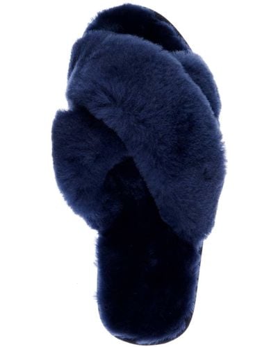EMU Midnight Mayberry Sheepskin Slippers - Blue