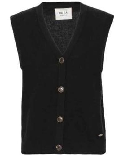 BETA STUDIOS Hadia Vest Xs - Black