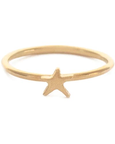 épanoui Epanoui Star Charm Ring Gold - Metallizzato