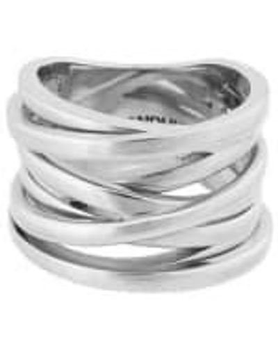 Bandhu Coil Ring - White