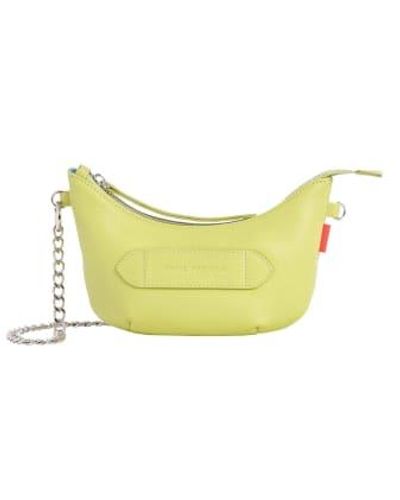 Marie Martens Micro Smile Green Leather - Yellow