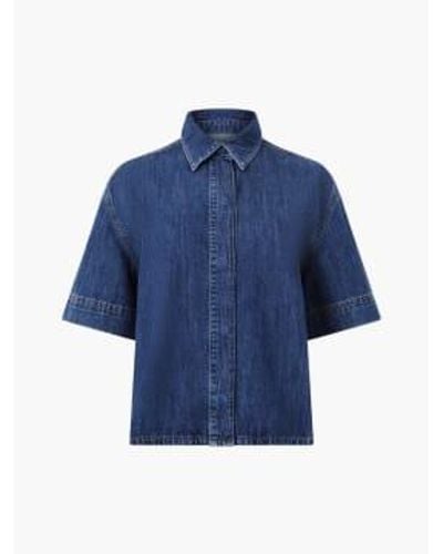 French Connection Finley Denim Shirt - Blue