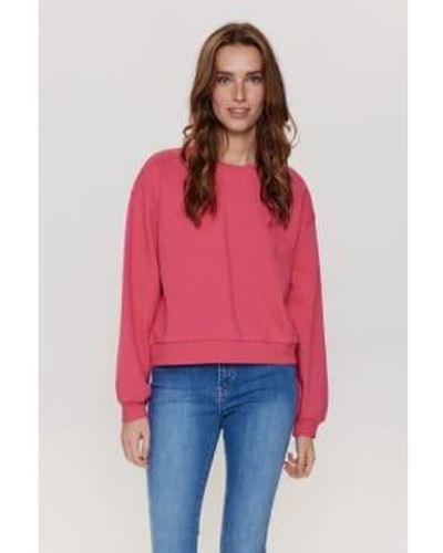 Numph Myra Sweatshirt Raspberry Sorbet - Red