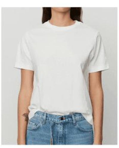 Day Birger et Mikkelsen Parry Heavy Jersey T Shirt Size M Col Bright - Bianco