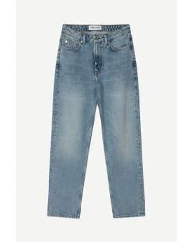 Samsøe & Samsøe Marianne-jeans, leichtes erbe - Blau