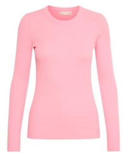 Inwear Dagnaiw Long Sleeve T-shirt Smoothie Uk 8 - Pink
