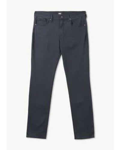 PAIGE Mens Lennox Slim Jeans In Vintage Midnight Thistle - Blu