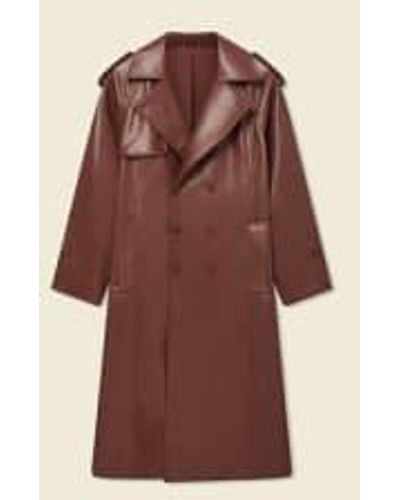 House Of Sunny Montague Trench Coat - Rot