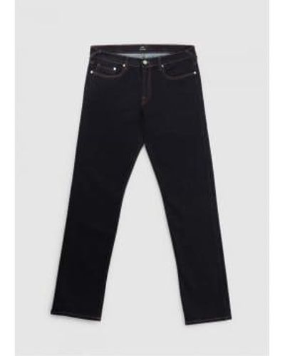 Paul Smith Mens Tapered Fit Jeans In Rinse - Nero