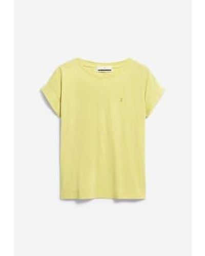 ARMEDANGELS Idaara Organic Cotton T-shirt - Yellow