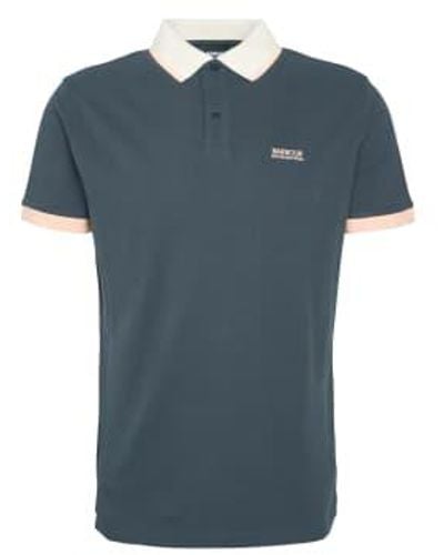 Barbour International Howall Polo Shirt Forest River - Blau