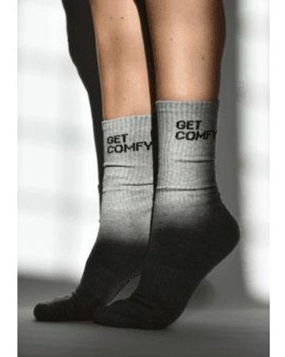 soxygen Get Comfy Classic Socks Slate One Size, Adult - Black