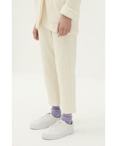 American Vintage Pantalon mou - Blanc