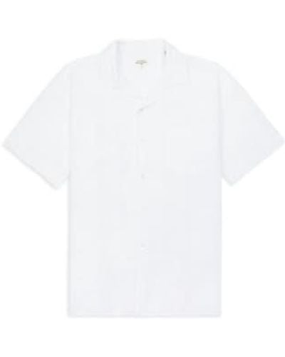 Hartford Palm Mc Short Sleeve Shirt - White