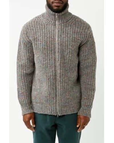 Howlin' Space Loose Ends Knit Cardigan / S - Grey