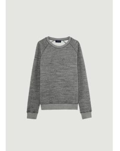 L'Exception Paris Sweat-shirt en coton recyclé japonais - Gris