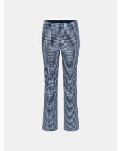 Guess New Ornella Trouser Or Cave And White - Blu