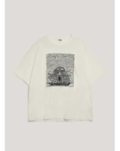 YMC Mystery Machine T Shirt - Bianco