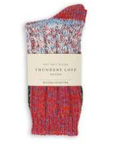 Thunders Love Helen Women Love Socks - Rosso