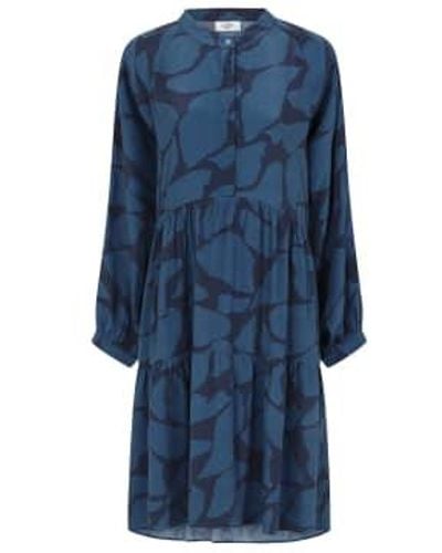 Mercy Delta Terassa Topaz Tatton Dress - Blu