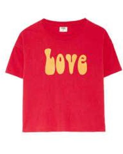 Five Jeans Love T Shirt Cherry With M - Red