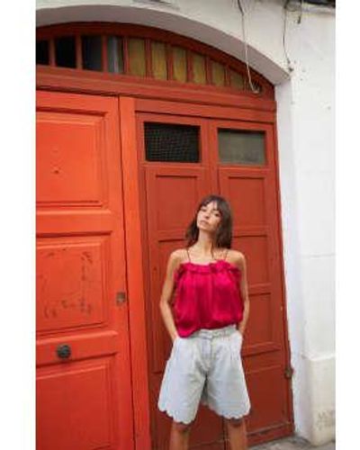 Stella Nova Shorts bord pétoncle - Rouge