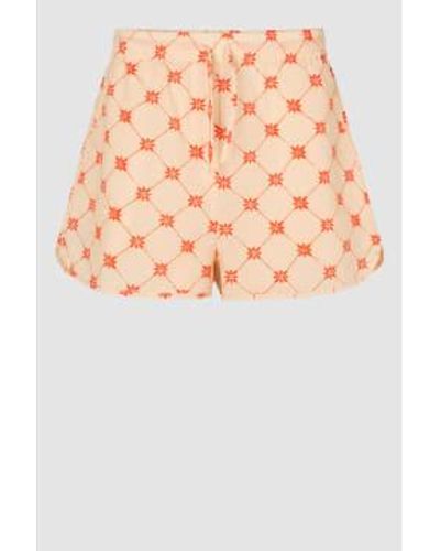 Second Female All Over Pattern Fermo Shorts - Pink