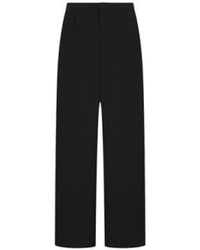 Nooki Design Dakota Jersey Wide Leg Trousers / S 60% Viscose, 35% Nylon, 5% Elastane - Black