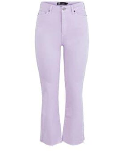 Y.A.S Awa Cropped Jeans 27 - Purple