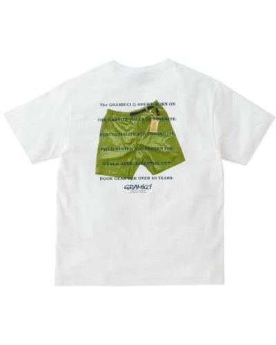 Gramicci G-short t-shirt-weiß - Grün