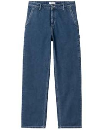 Carhartt Jeans For Woman I031251 Stone Washed - Blu