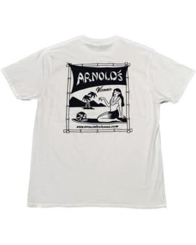 ARNOLD's Aloha T-shirt M - White