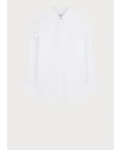 Paul Smith Frill Button Down Shirt - Bianco