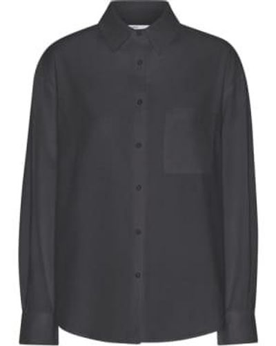 COLORFUL STANDARD Lava Organic Oversized Shirt - Grigio