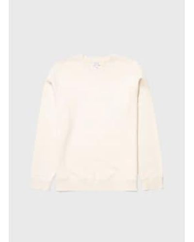 Sunspel Sweatshirt Undyed Xl - White