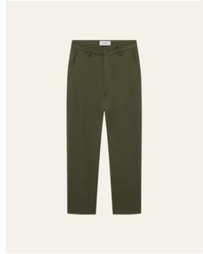 Les Deux Pantalon Como Reg Suit Pants Night Melange - Verde