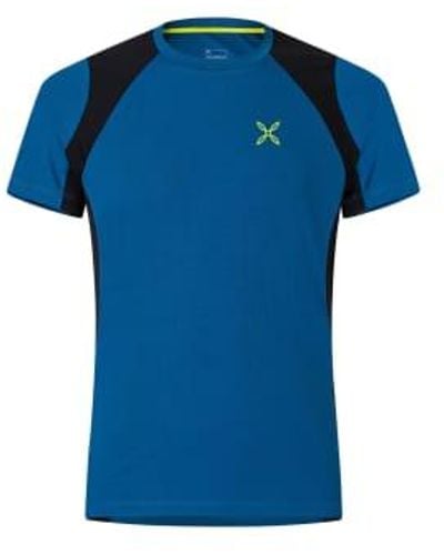 Montura T Shirt Outdoor Choice Uomo Deep - Blu