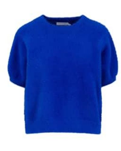 COSTER COPENHAGEN Fluffy Knit Sweater Uk 12 - Blue