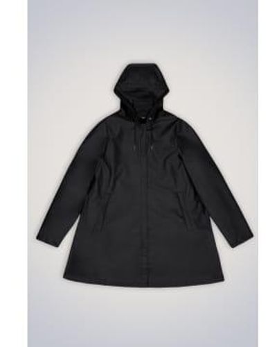 Rains A Line W3 Jacket Xs - Black