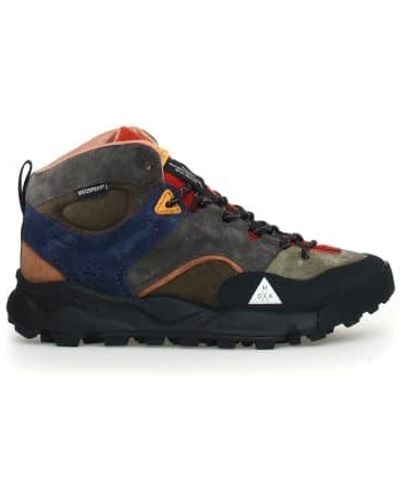 Flower Mountain Back Country Mid Waterproof Sneakers / Military 42 - Blue